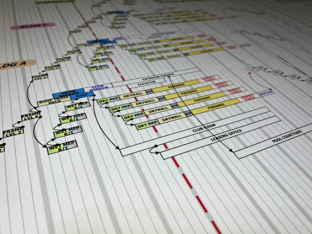 Strategic Scheduling in Construction